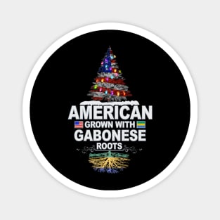 Christmas Tree  American Grown With Gabonese Roots - Gift for Gabonese From Gabon Magnet